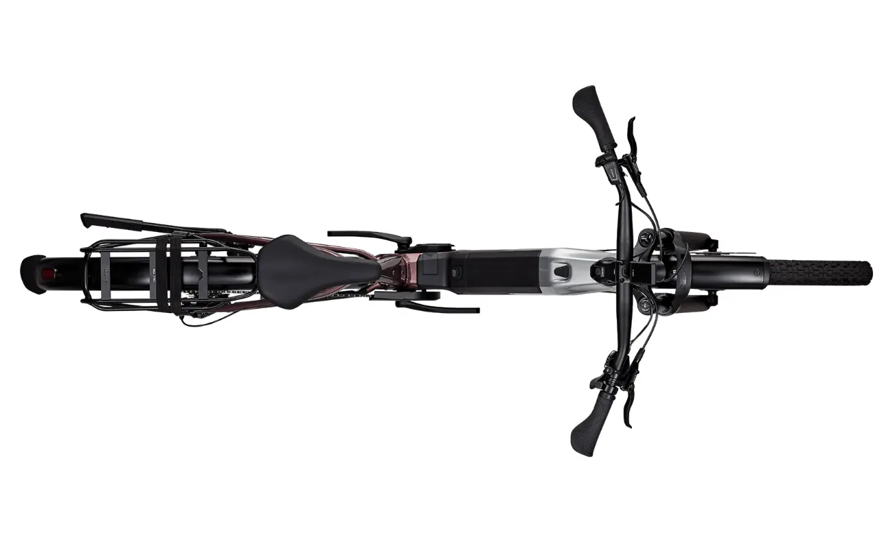 Focus Aventura2 6.8 Wave Step-Through E-Bike 2026 – Silver/Mauve, 800Wh - Image 4